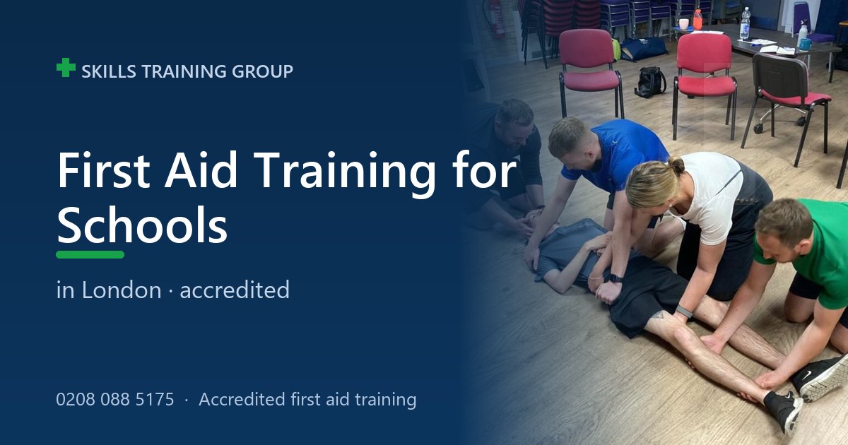 First Aid Training for Schools London | From £495